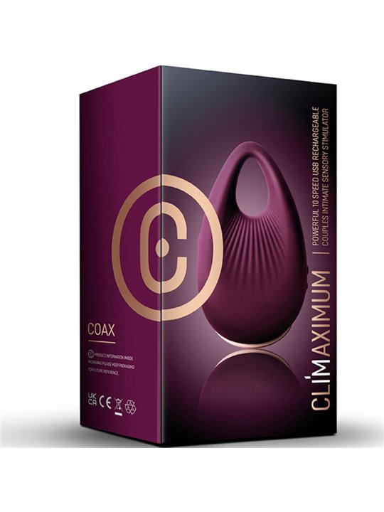 Climaximum Coax - 10-Speed Silicone Finger Vibrator