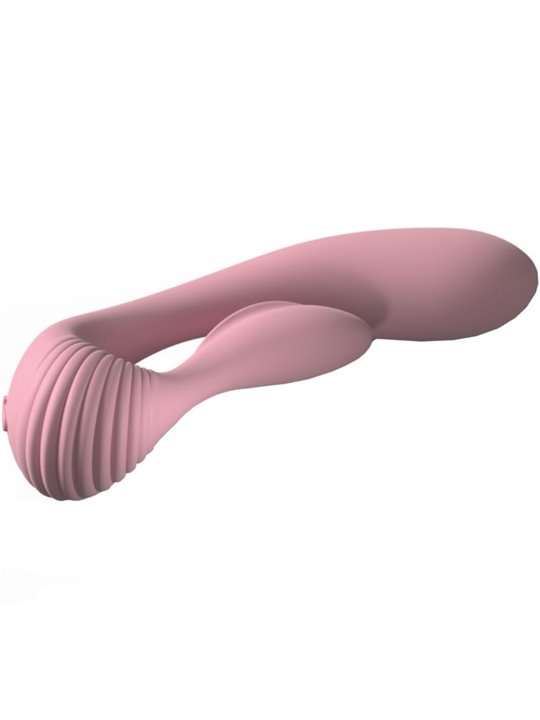 Adrien Lastic G-Wave - Vibratore Rabbit Flessibile in Silicone Rosa