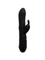 Adrien Lastic Twister - Vibratore Rotatore Rabbit in Silicone Nero