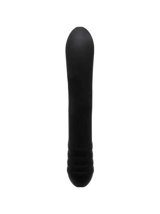 Adrien Lastic Twister - Black Silicone Rotating Rabbit Vibrator