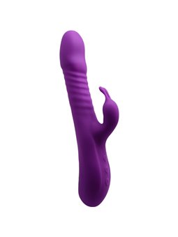 Alive RoMAX - Purple Silicone Rabbit Vibrator with Heat Function