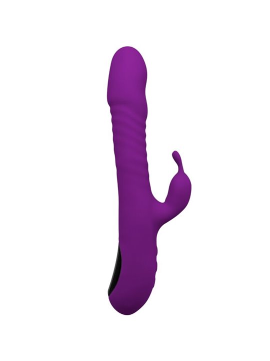 Alive RoMAX - Vibratore Rabbit in Silicone Viola con Funzione Calore