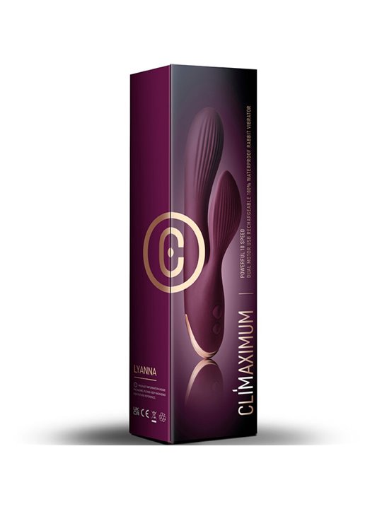 Climaximum Lyanna - Vibratore Rabbit in Silicone Punto G e Clitoride