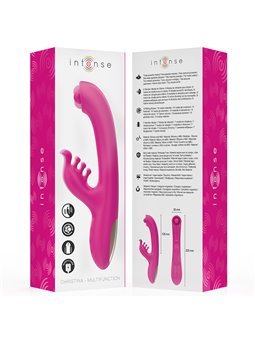 Intense Christina - Vibratore Rabbit Multifunzione 22,5 Cm Rosa