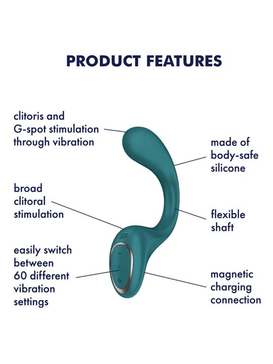 Satisfyer G for Goddess 2 - Silicone Clitoral and G-Spot Vibrator