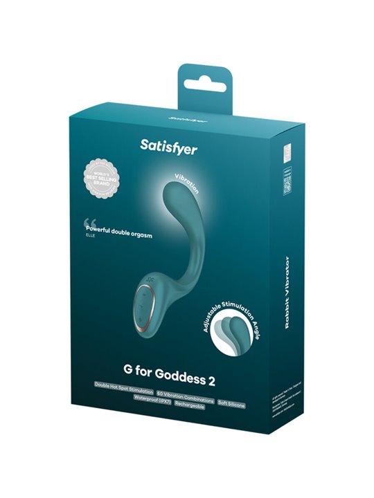 Satisfyer G for Goddes 2 - Vibratore Clitoride e Punto G in Silicone