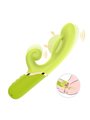 Armony - Vibratore Rabbit Gonfiabile in Silicone Verde 23,5 Cm