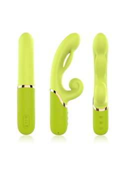 Armony - Inflatable Green Silicone Rabbit Vibrator 23.5 Cm