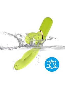 Armony - Inflatable Green Silicone Rabbit Vibrator 23.5 Cm