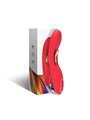 Armony - Vibratore Punto G in Silicone Rosso con Lingua Oscillante