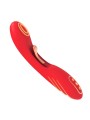 Armony - Vibratore Punto G in Silicone Rosso con Lingua Oscillante