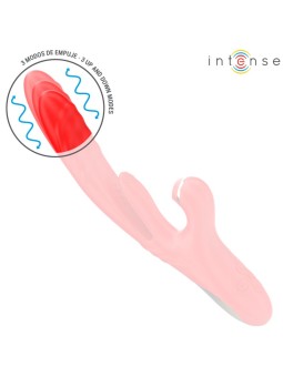 Intense Karol - Vibratore Multifunzione Spinta e Onde Stimolanti Rosso