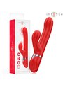 Intense Lele - Vibratore Multifunzione Rosso Rotante e Oscillante