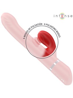 Intense Lele - Multifunction Rotating and Oscillating Vibrator, Red