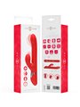 Intense Lele - Vibratore Multifunzione Rosso Rotante e Oscillante