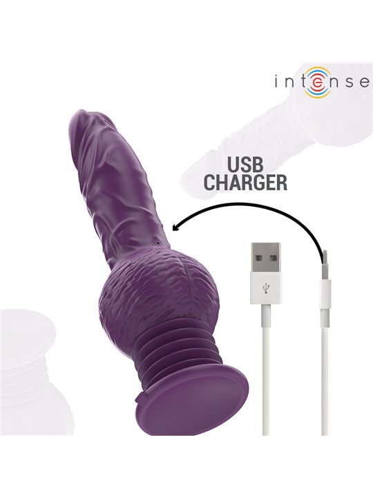 Intense Tatum - 24 cm Purple Up & Down Multifunction Vibrator
