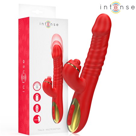 Intense Thalia - Vibratore Rabbit Multifunzione Up & Down Rosso