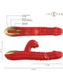 Intense Thalia - Vibratore Rabbit Multifunzione Up & Down Rosso
