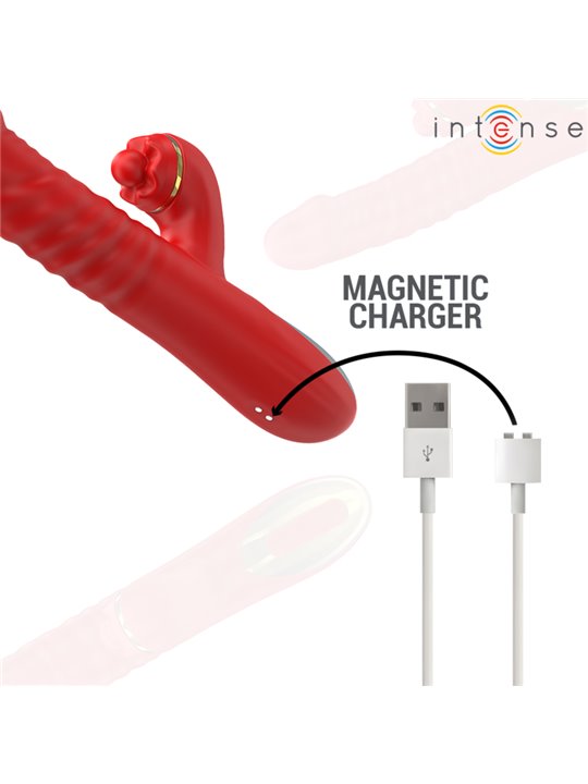 Intense Thalia - Vibratore Rabbit Multifunzione Up & Down Rosso