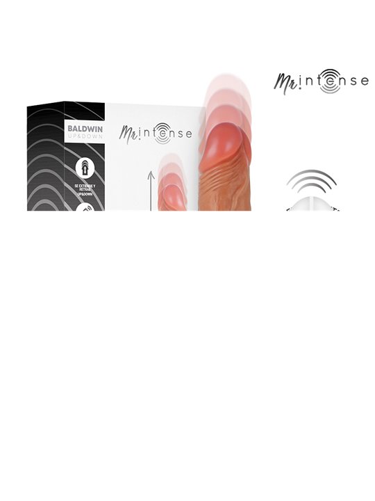 Mr Intense Baldwin - Pene Realistico Vibrante con Telecomando 22 Cm