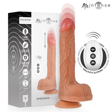 Mr Intense Baldwin - Realistic Vibrating Penis with Remote Control 22 cm