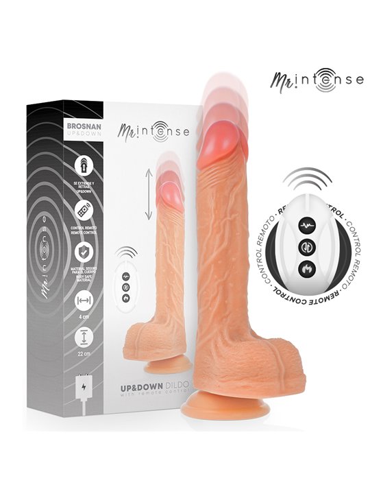 Mr Intense Brosnan - Realistic Vibrating Penis with Remote Control 22 cm