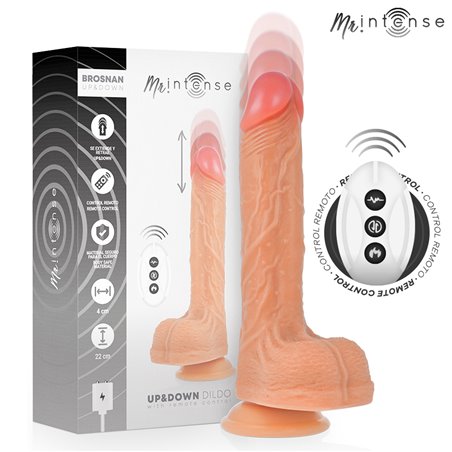 Mr Intense Brosnan - Realistic Vibrating Penis with Remote Control 22 cm