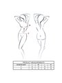 Passion Velmore - Body Sexy in Pizzo Floreale Blu Taglia S/M