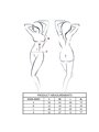 Passion Zovel - Body a Rete con Pizzo Floreale Rosa Taglia S/M