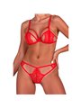 Passion Anuvera - Reggiseno e Perizoma Rosso in Pizzo Taglia L/XL