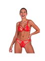 Passion Anuvera - Reggiseno e Perizoma Rosso in Pizzo Taglia S/M