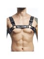 Mob Dngeon - Black Vegan Leather Harness One Size