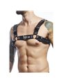 Mob Dngeon - Black Vegan Leather Harness One Size