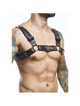 Mob Dngeon - Black Vegan Leather Harness One Size