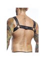 Mob Dngeon - Black Vegan Leather Harness One Size