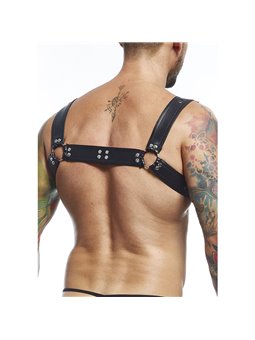 Mob Dngeon - Black Vegan Leather Harness One Size