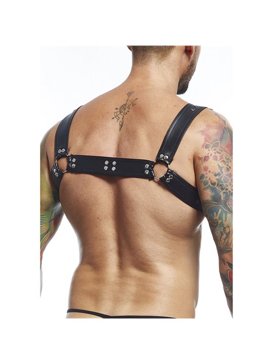 Mob Dngeon - Black Vegan Leather Harness One Size