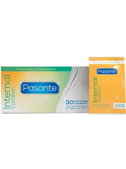 Pasante - Female Internal Condoms for Vaginal Use 30 Units