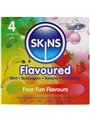 Skins - Preservativi Premium in Lattice Naturale Multigusto 4 Pz