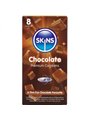 Skins - Preservativi Premium in Lattice Naturale Aroma Cioccolato 8 Pz