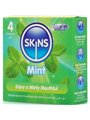 Skins - Preservativi Premium in Lattice Naturale Aroma Menta 4 Pz