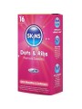 Skins Dots & Ribs - Preservativi Premium in Lattice Naturale 16 Pz