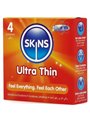 Skins Ultra Thin - Preservativi Ultra Sottili in Lattice Naturale 4 Pz