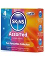 Skins - Assorted Premium Natural Latex Condoms 4 pcs