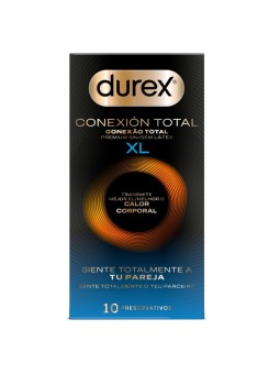Durex Total Connection - Preservativi Senza Lattice Taglia XL 10 Unità
