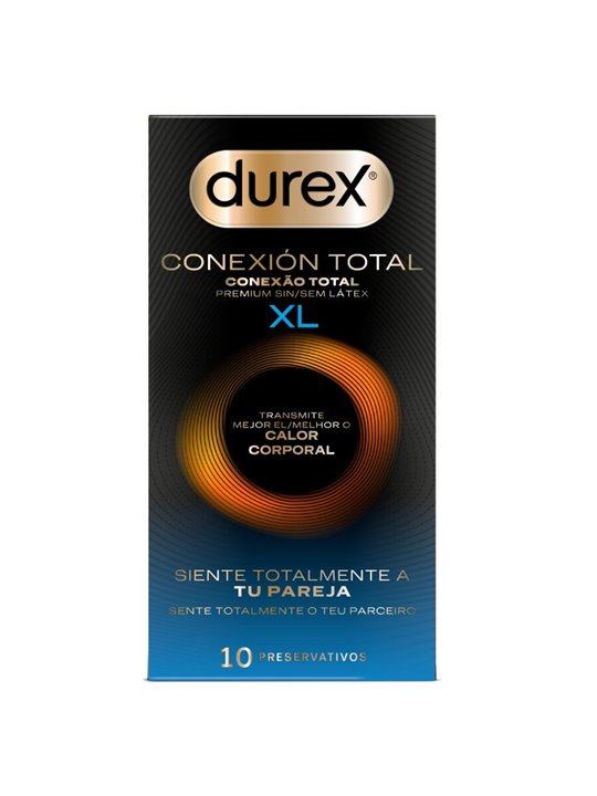 Durex Total Connection - Preservativi Senza Lattice Taglia XL 10 Unità