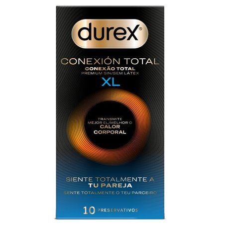 Durex Total Connection - Latex-free Condoms Size XL 10 Units