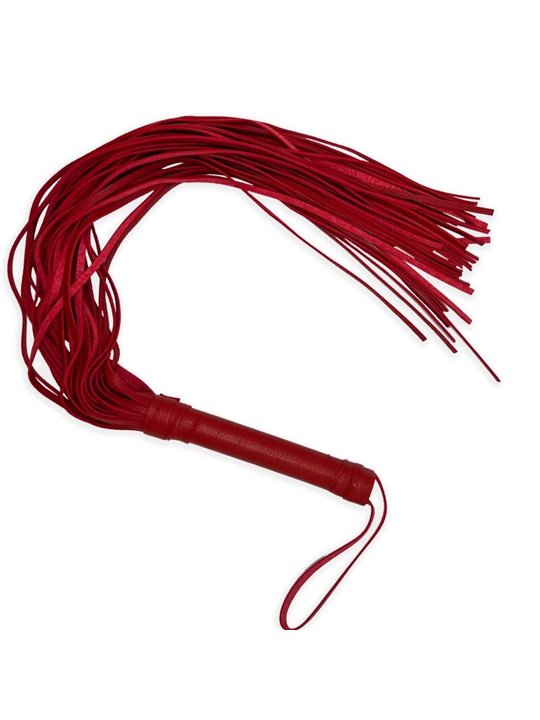 Alive Fantasy - Frusta in Pelle Vegana Rossa 69 Cm