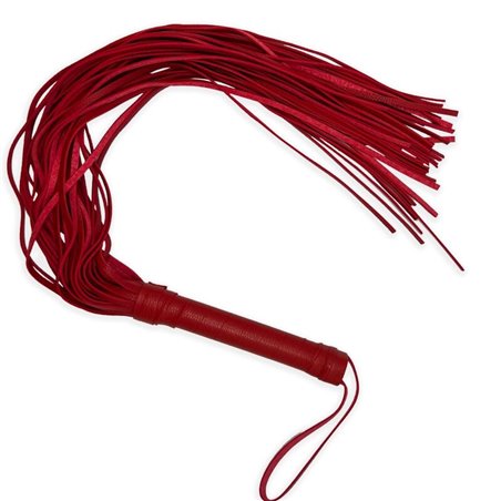 Alive Fantasy - Frusta in Pelle Vegana Rossa 69 Cm