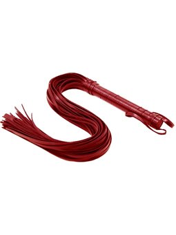 Alive Fantasy - Frusta in Pelle Vegana Rossa 69 Cm